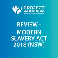 Submission: Modern Slavery Act (NSW)